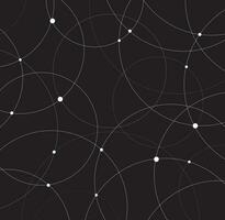 Abstract overlapping circles vector Background