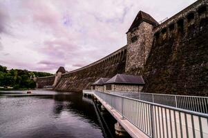 the dam at the lake photo