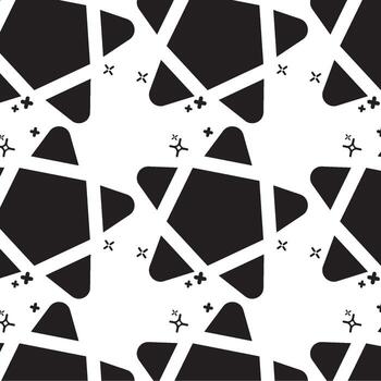 Star shape pattern background Vector illustration