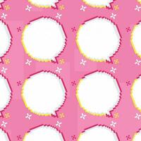 Speech bubble pattern background Pixel art Vector illustration