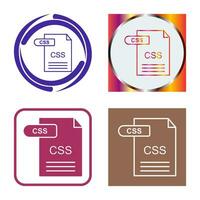 icono de vector de css