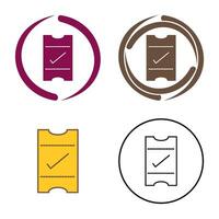 Passes Vector Icon