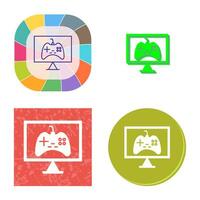 Unique Online Games Vector Icon