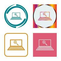 Unique Find on Internet Vector Icon