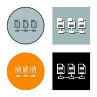 Network Files Vector Icon