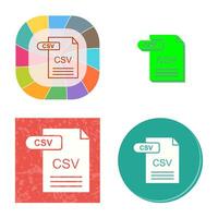 CSV Vector Icon