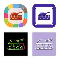 icono de vector de tanque