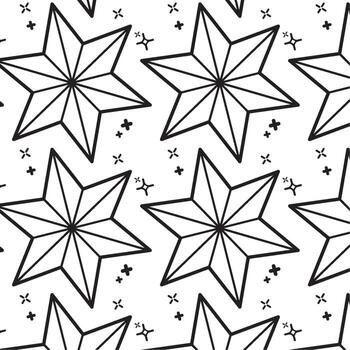 Star shape pattern background Vector illustration