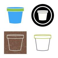 Plant Pot Vector Icon