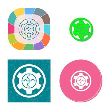 icono de vector de solución