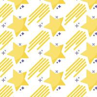 Golden star shape pattern background Vector illustration