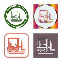 Forklift Vector Icon