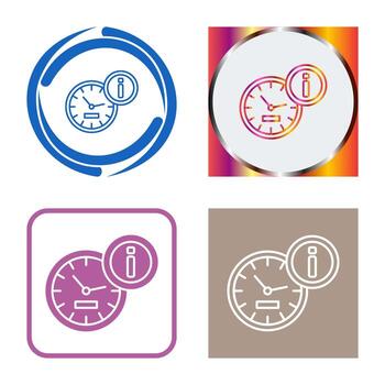 Clock Vector Icon