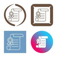 Legal Paper Vector Icon