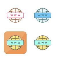 World Wide Web Vector Icon