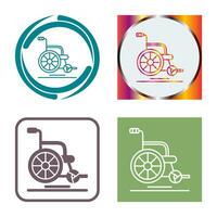 Wheel Chair Vector Icon