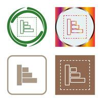Object Alignment Vector Icon