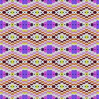 Ethnic seamless pattern. Patchwork texture. Weaving. Traditional ornament. Tribal pattern. Folk motif. Can be used for wallpaper, textile, wrapping, web page background. vector