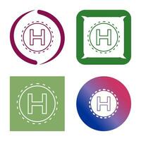 Helipad Vector Icon