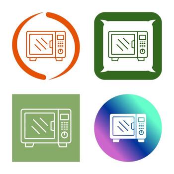 icono de vector de microondas