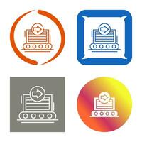 icono de vector de contenedor