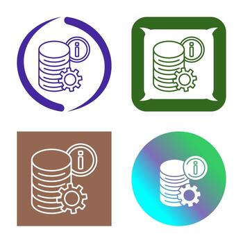 icono de vector de datos