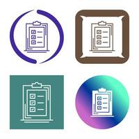 Checklist Vector Icon