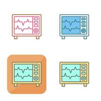 Heart Rate Monitor Vector Icon