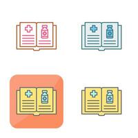 Medical Book Vector Icon