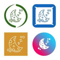 Sleeping Vector Icon