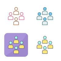 Network Group Vector Icon