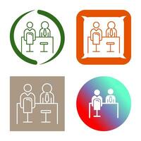 Employee Interview Vector Icon