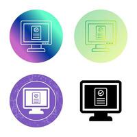Online appointment Vector Icon