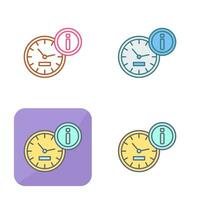 Clock Vector Icon