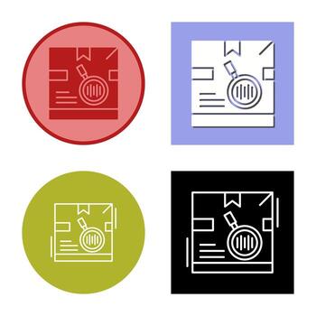 Tracking Code Vector Icon