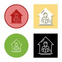 Home Learning Vector Icon