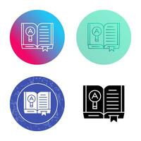 Open Book Vector Icon