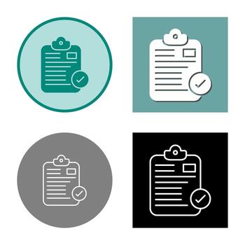 Secure Notepad Vector Icon