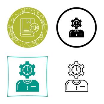 icono de vector de tiempo