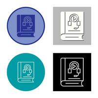 Audiobook Vector Icon