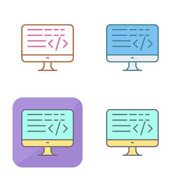 Coding Vector Icon