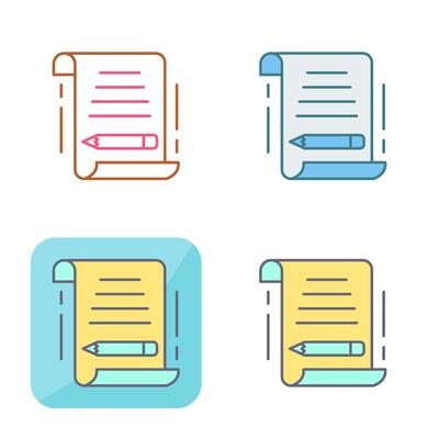 Write Vector Icon