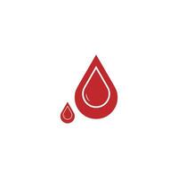 humano sangre logo modelo vector icono ilustración diseño en blanco antecedentes.