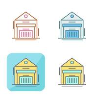 Warehouse Vector Icon