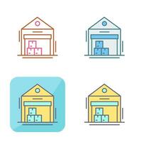 Warehouse Vector Icon