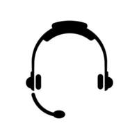 auriculares icono vector ilustración logo modelo para muchos objetivo. aislado en blanco antecedentes