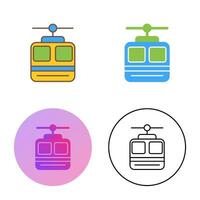 Cable car Vector Icon