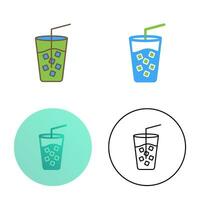 Cold Drink Vector Icon