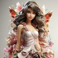 3d cartoon fairy photo