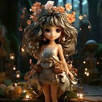 3d cartoon fairy photo